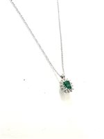 Collana Salvatore Arzani Donna in Oro bianco Smeraldo 0.70 Ct 301-2594GIRBS - 301-2594GIRBS